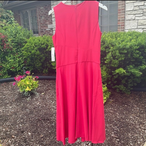 Sleeveless Fit and Flare Midi Dress by Eliza J - Picture 8 of 13